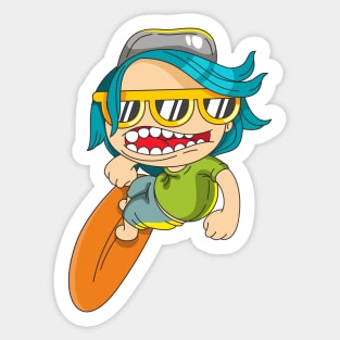 Mutant Surfer Sticker